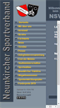 Mobile Screenshot of neunkircher-sportverband.de